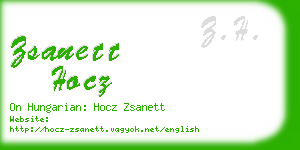 zsanett hocz business card